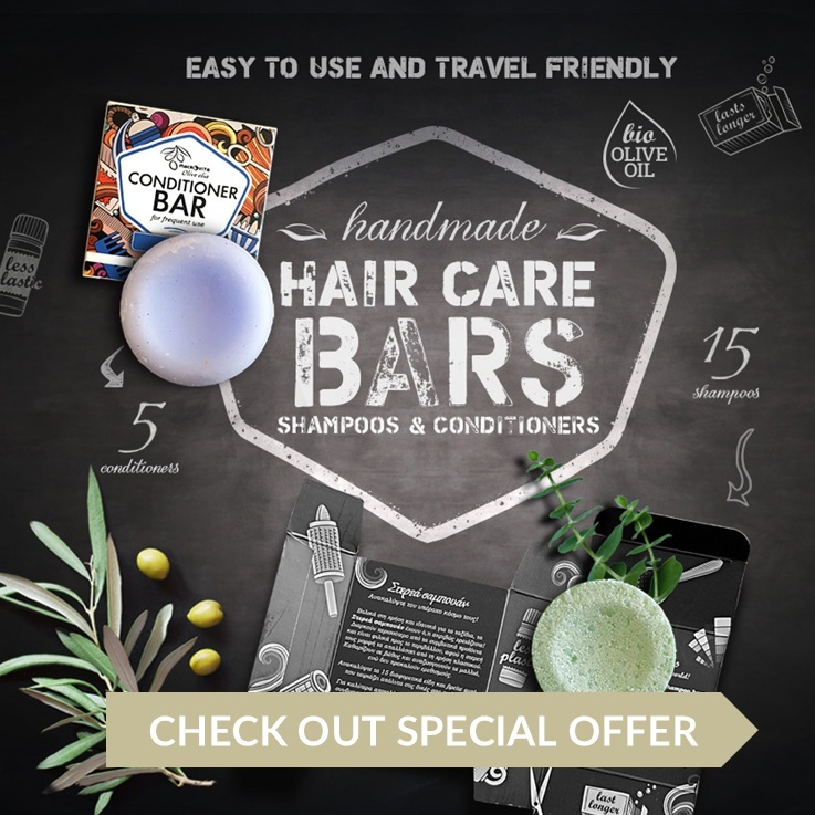 New! Shampoos and conditioners in bars!